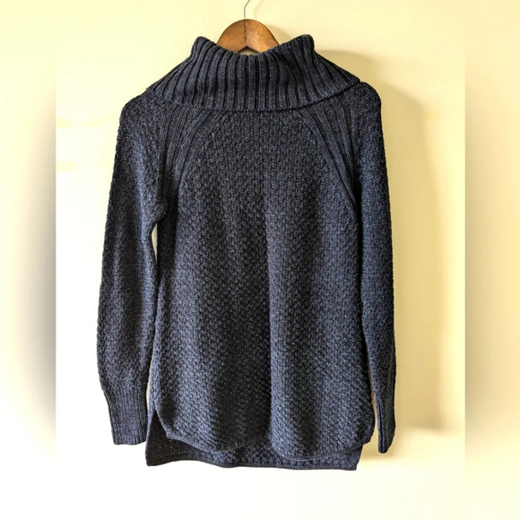 Hilary Radley Women's Cowl Neck knitted Long Sleeve Sweater Top cotton blend - Picture 1 of 10